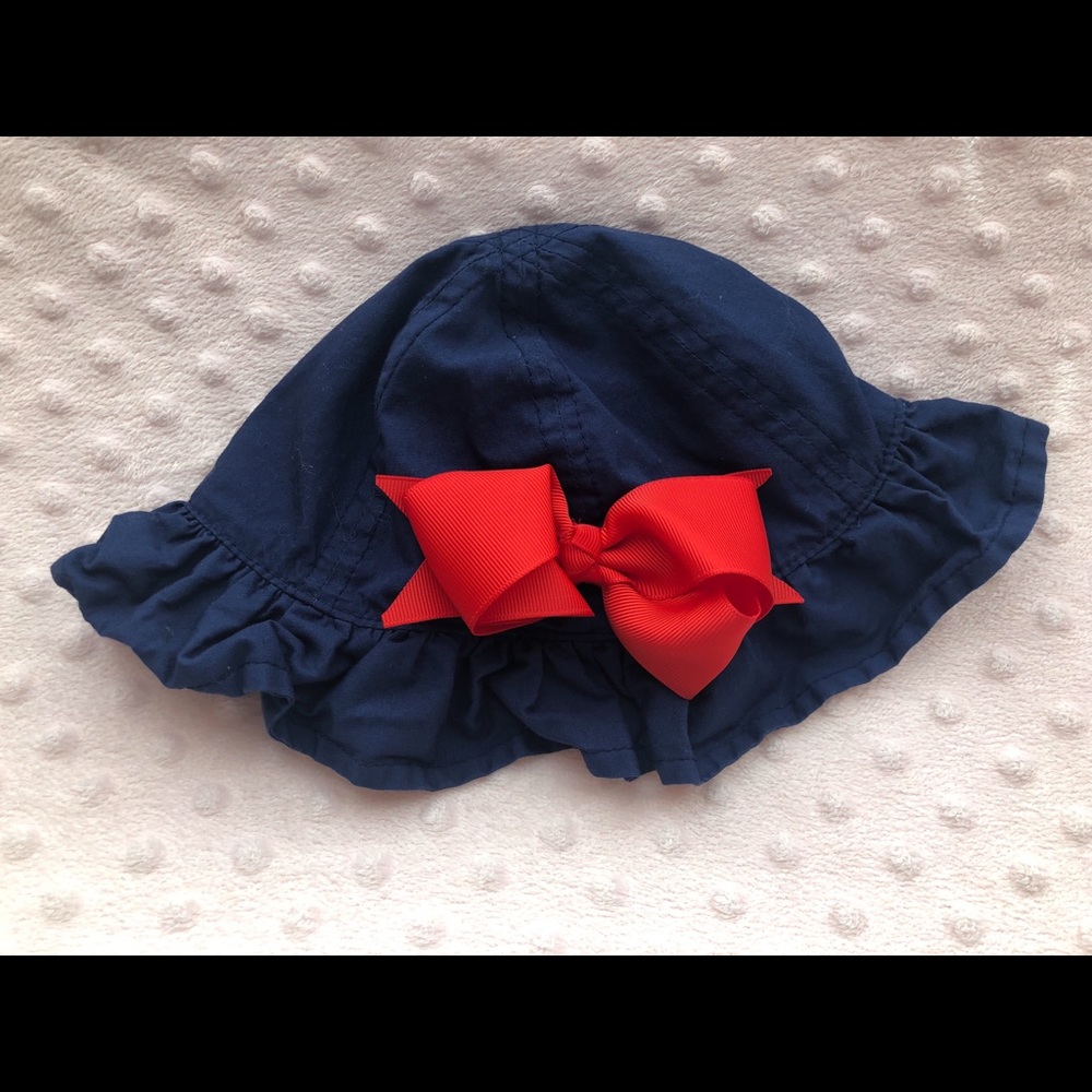 Infants Sun Hat with Bow